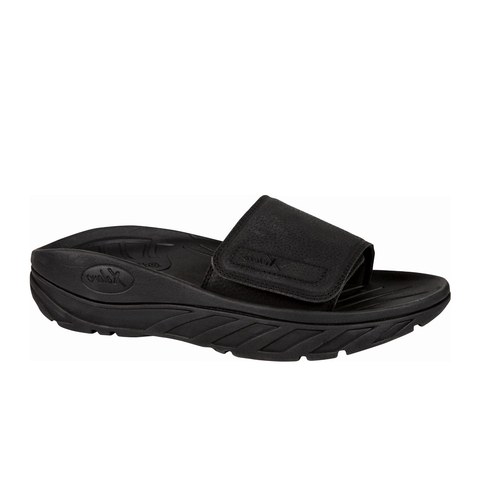 Xelero Tru Slide Sandal (Men) - Black - The Heel Shoe Fitters