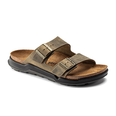 Birkenstock Arizona Crosstown Slide Sandal (Men) - Black Oiled