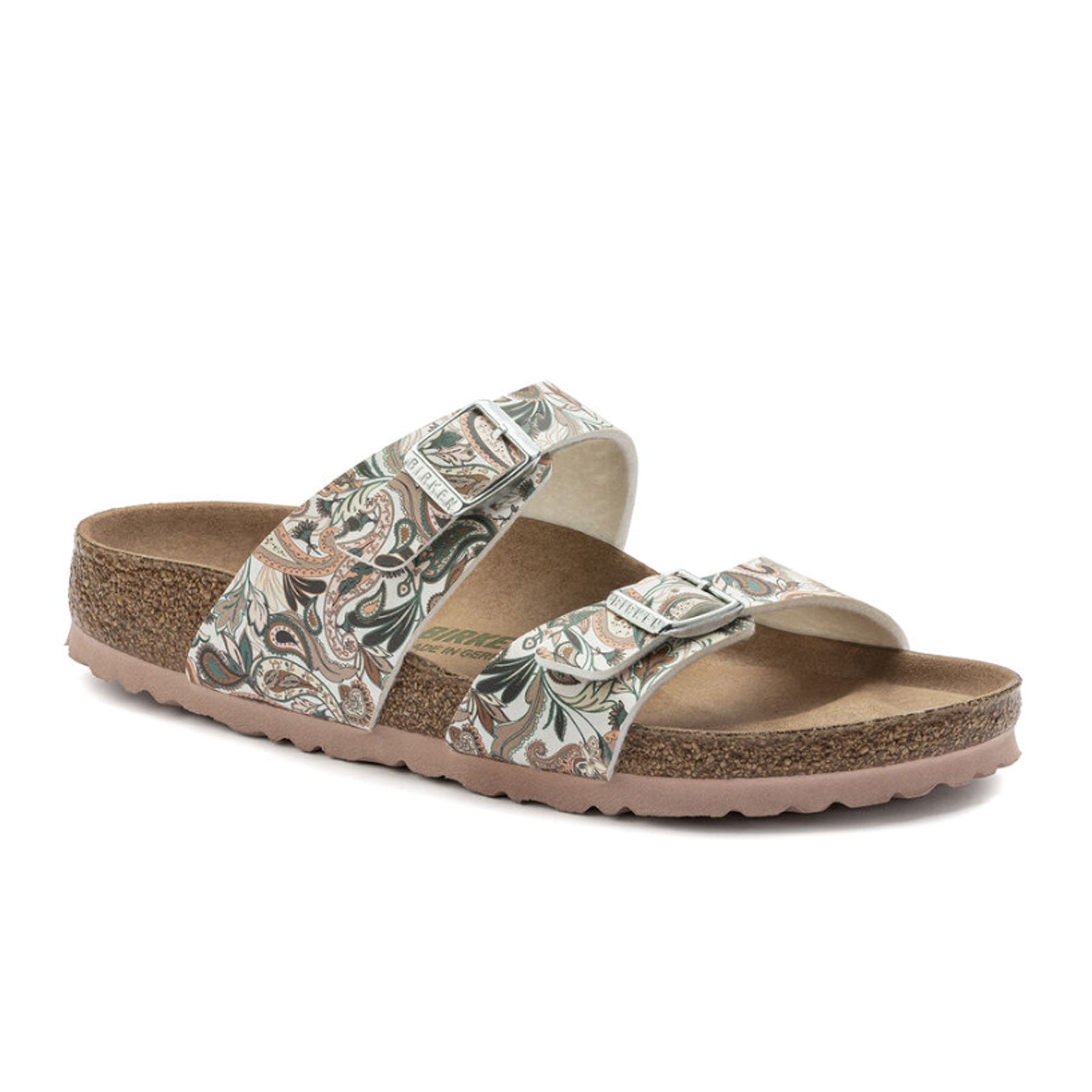 Full Opening Sandals, for Boys Brown Light All Over Printed