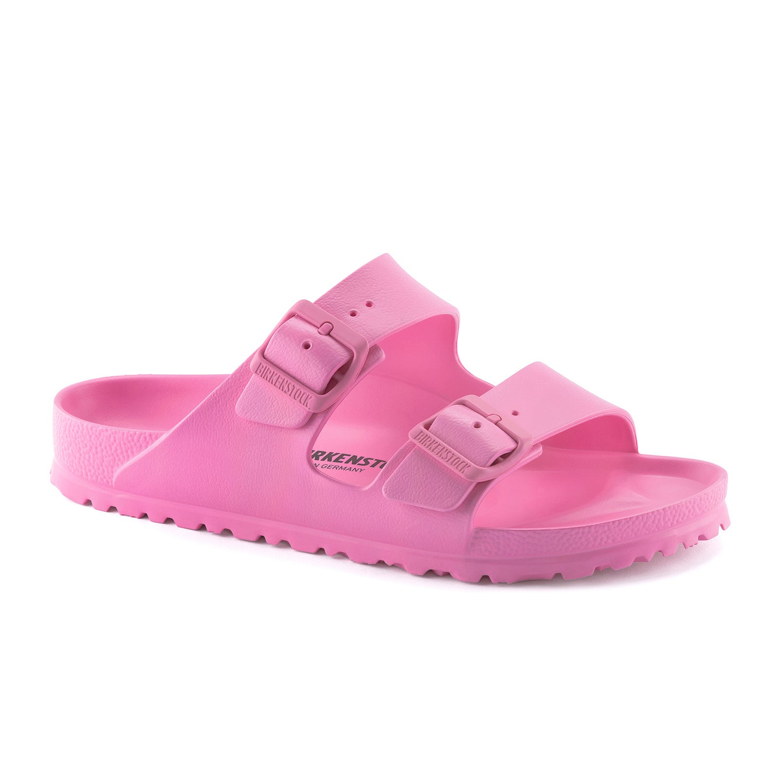 Helm kruis deed het Birkenstock Arizona EVA Narrow Slide Sandal (Women) - Candy Pink - The Heel  Shoe Fitters