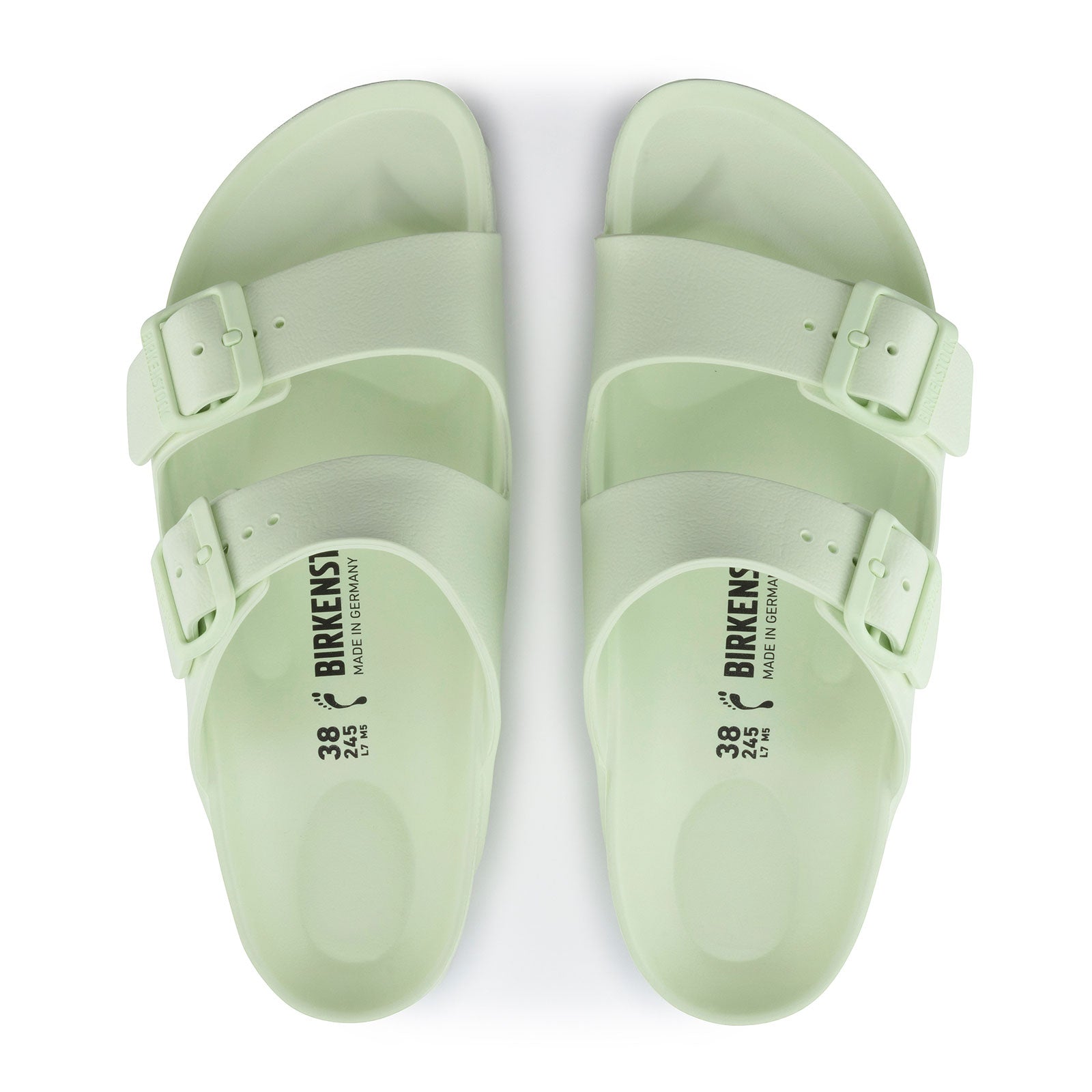 Sneeuwwitje Vuilnisbak duurzame grondstof Birkenstock Arizona EVA Narrow Slide Sandal (Women) - Faded Lime - The Heel  Shoe Fitters