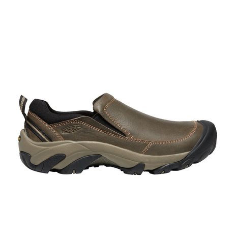 KEEN Men's Brixen Low Waterproof Slip On Shoe, Black/Gargoyle, 7 D (Medium)  US : : Clothing, Shoes & Accessories