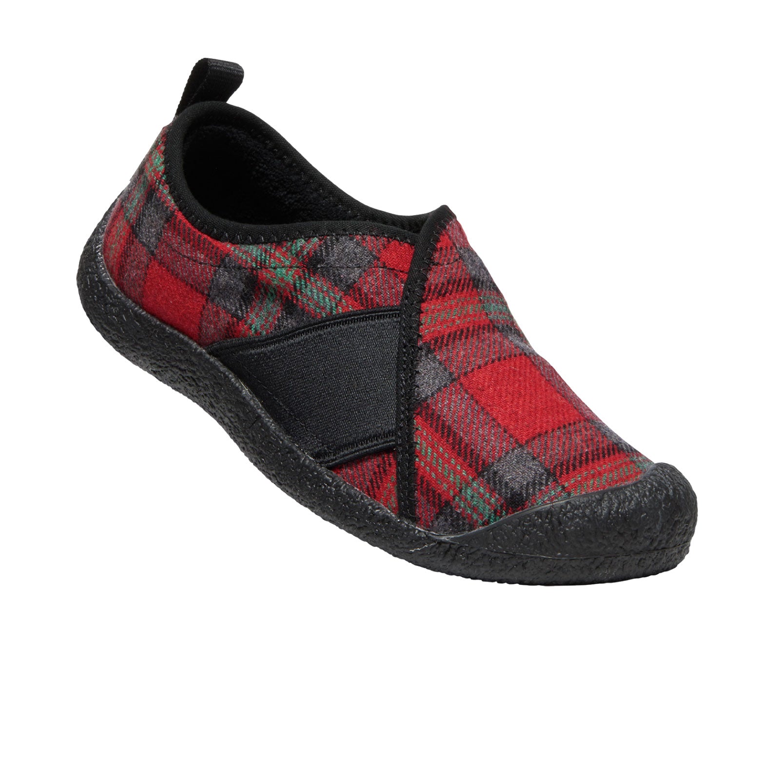 Keen Howser III Slide Women Red Plaid Steel Grey The Heel