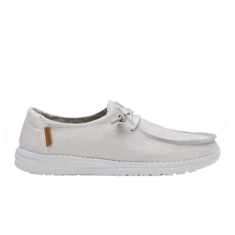 Dude Wendy Chambray Aloe Women's Slip On Canvas Relaxed Fit Shoes