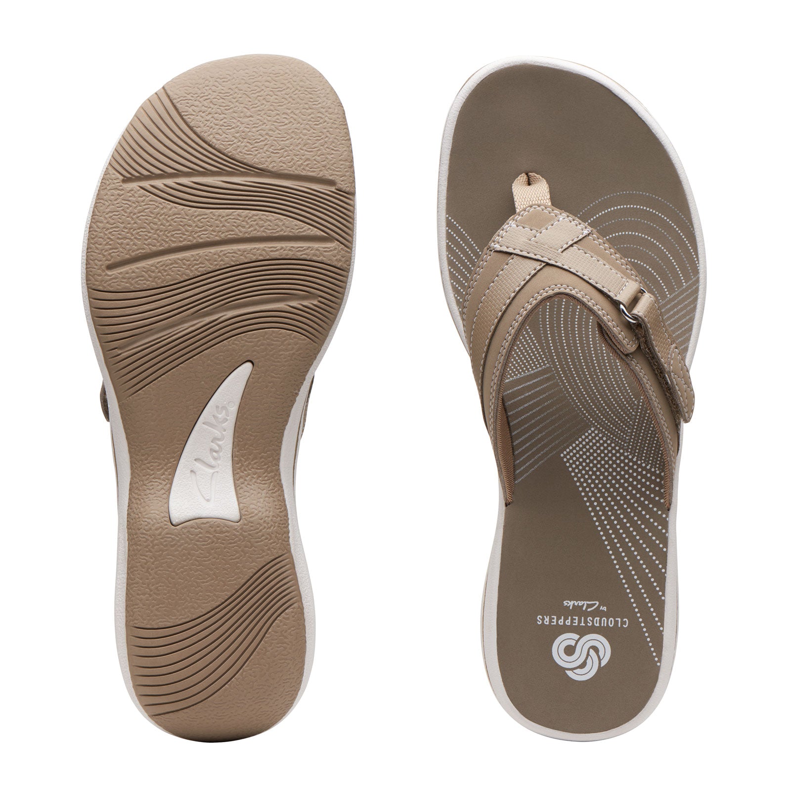 New Clarks Women's Brynn Madi Thong Sandal Sand Interest 9.5 - Sand  Interest | Discount Clarks Ladies Sandals & More - Shoolu.com | Shoolu.com