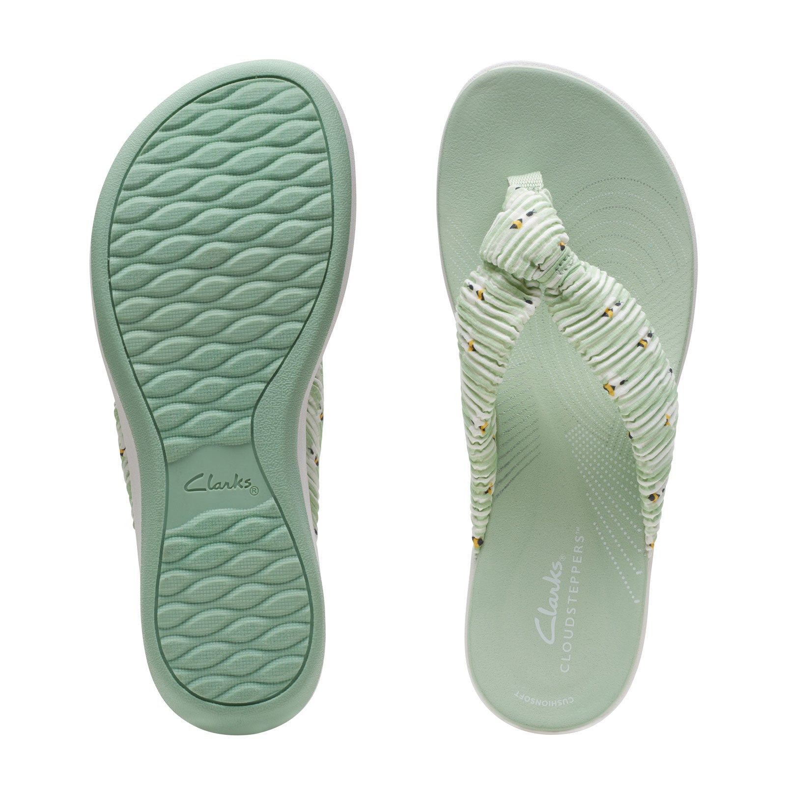 Clarks PALE GREEN SLIPPERS ::PARMAR BOOT HOUSE | Buy Footwear and  Accessories For Men, Women & Kids