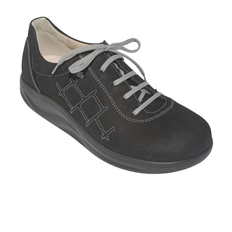 Finn Comfort Harumi Black Leather Mary Jane US 10.5 Shock Absorber Comfort  Shoes