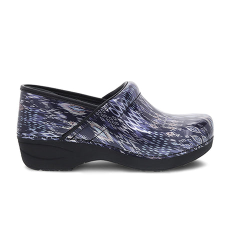 Dansko LT Pro Clog (Women) - Silver/Blue Paisley Patent – The Heel Shoe  Fitters