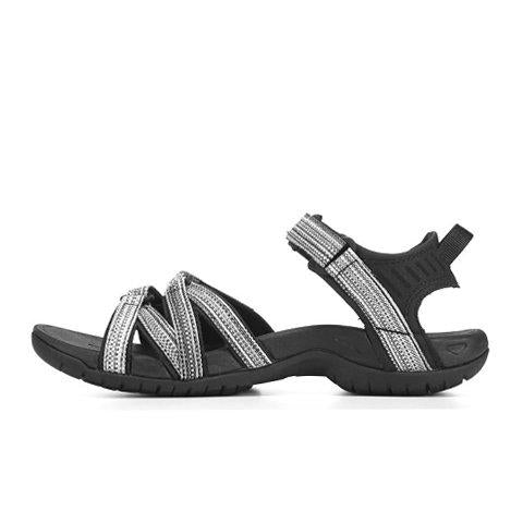Teva Tirra Sandal (Women) - Black/White Multi The Heel Shoe