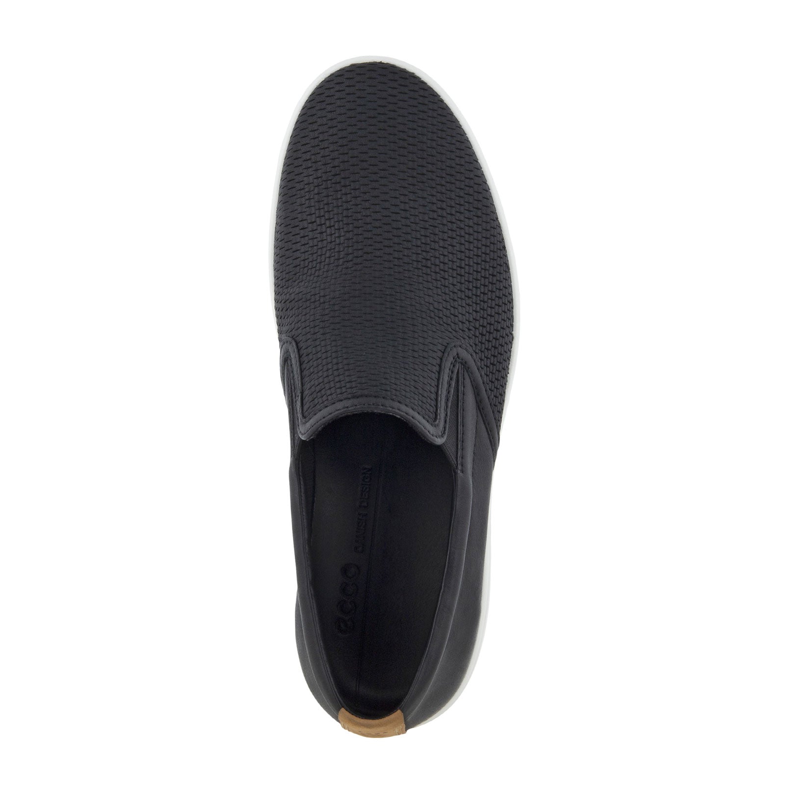 Ecco Soft 7 Slip On 2.0 (Men) - Black/Black/Lion - The Heel Shoe