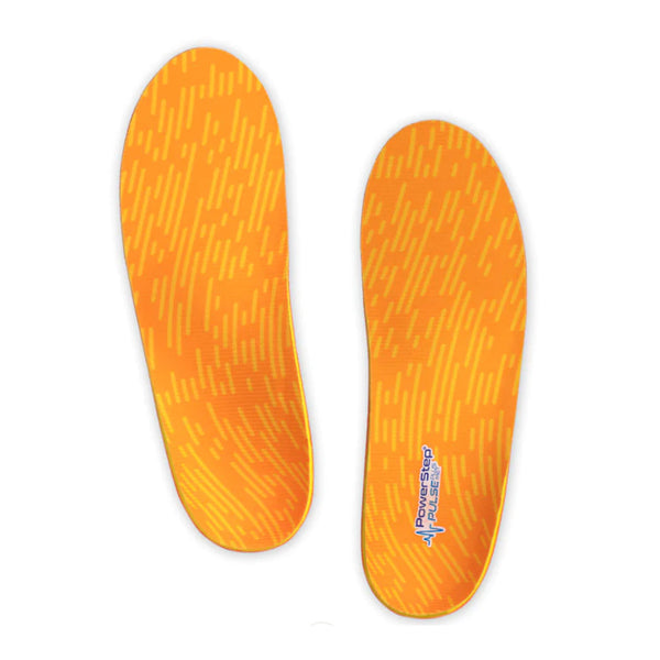 Powerstep Pulse Plus Met Orthotic (Unisex) - Orange/Orange - The Heel ...