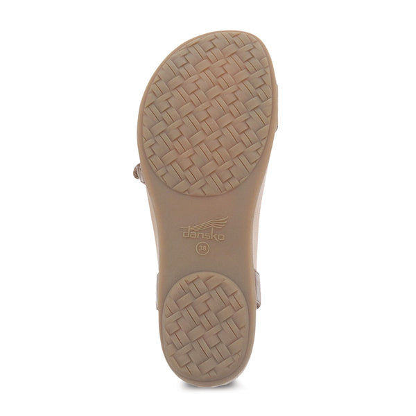 Dansko Janelle Sandal (Women) - Tan Glazed Kid Leather - The Heel Shoe ...