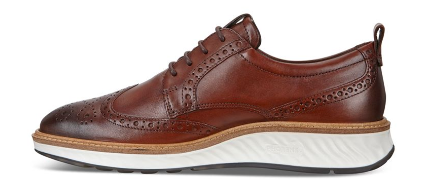 revidere Turbulens Devise Ecco St. 1 Hybrid Brogue (Men) - Cognac - The Heel Shoe Fitters