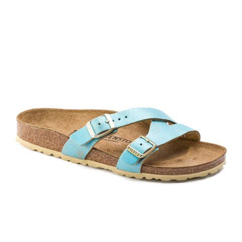 yao metallic slide sandal birkenstock