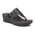 Aetrex Kate (Women) - Black Sandals - Thong - The Heel Shoe Fitters