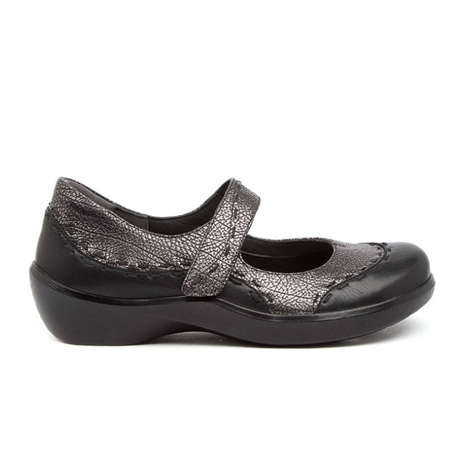 Ziera Gummibear (Women) - Black/Antique Pewter - The Heel Shoe Fitters