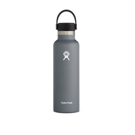 Hydro Flask Vacuum Insulated Standard Mouth Water Bottle, 21 oz, Black