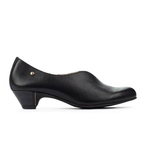 Pikolinos Elba W4B-1716 (Women) - Black Dress - Casual - Heels - The Heel Shoe Fitters