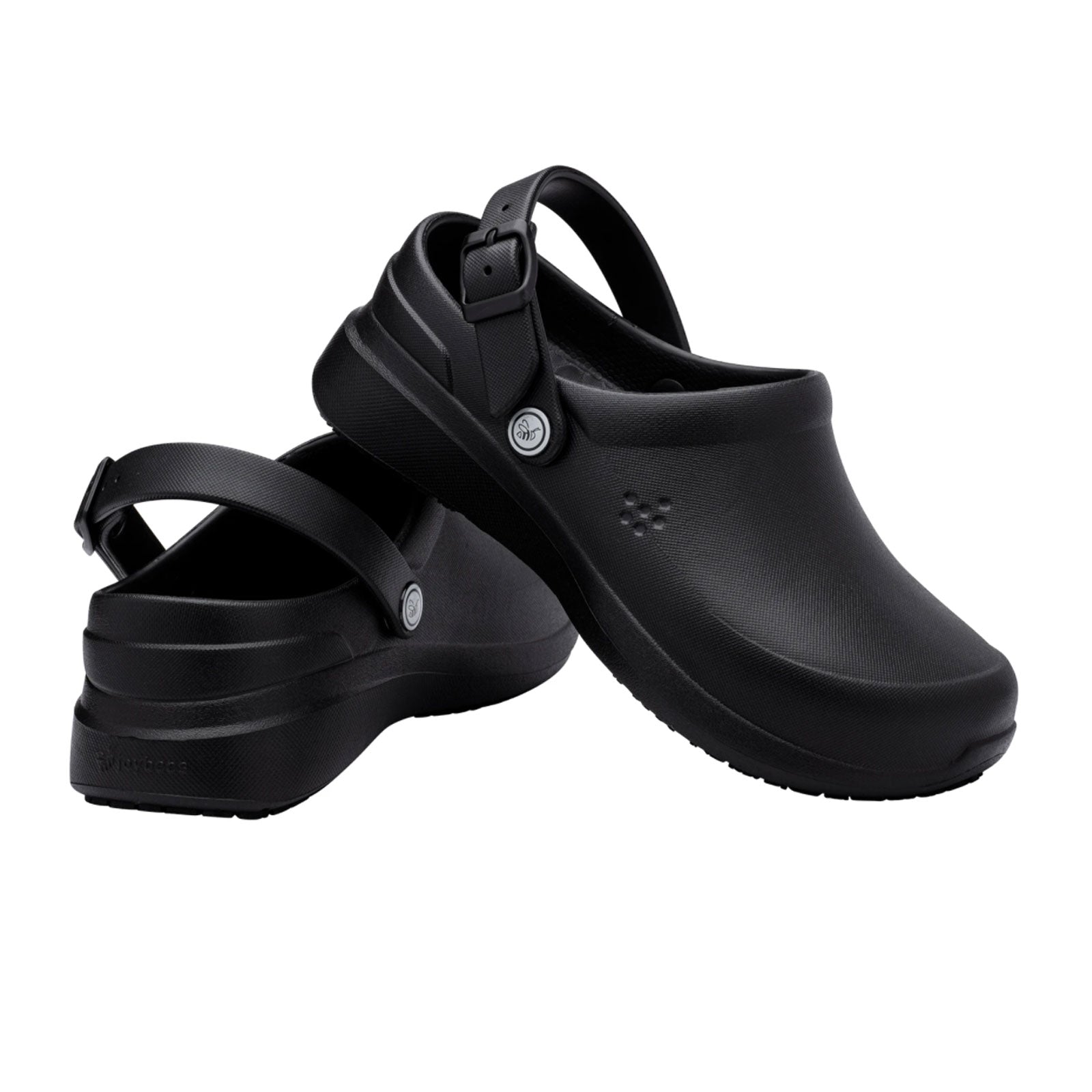 Joybees Work Clog (Unisex) - Black - The Heel Shoe Fitters