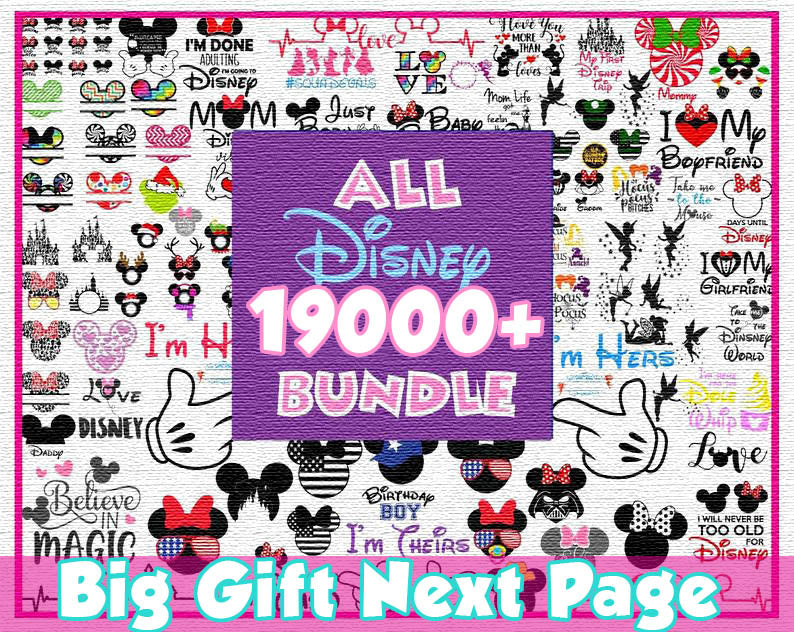 Download Mega Disney Bundle Svg Over 19k Svg Files Sellsvg