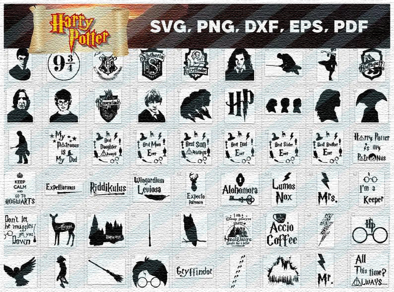 Download Harry Potter Svg Images Bundle