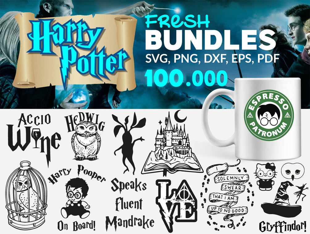 Download 100 000 Harry Potter Svg Bundle Sellsvg