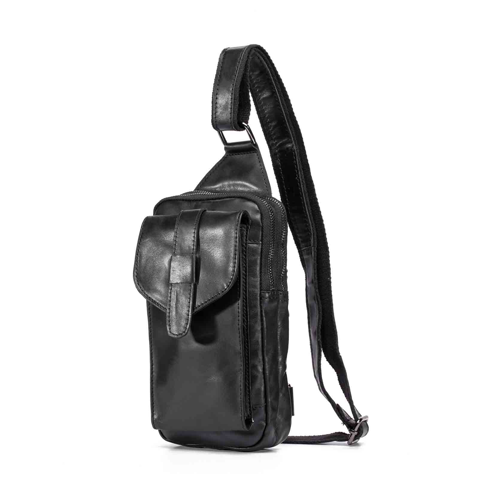 leather travel crossbody