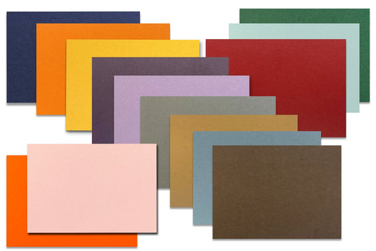 8.5 x 11 Pastel Card Stock Paper - 90lb Index (163gsm) - 50 Sheets per Pack