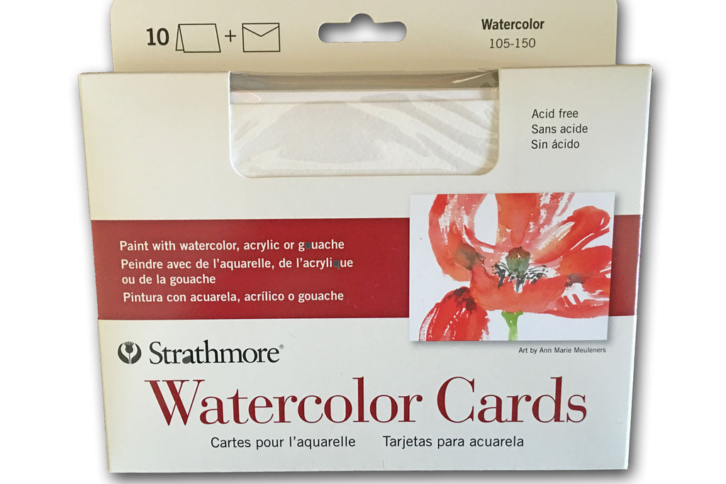 Blank 5x7 Watercolor Cards and envelopes for artist card making ...