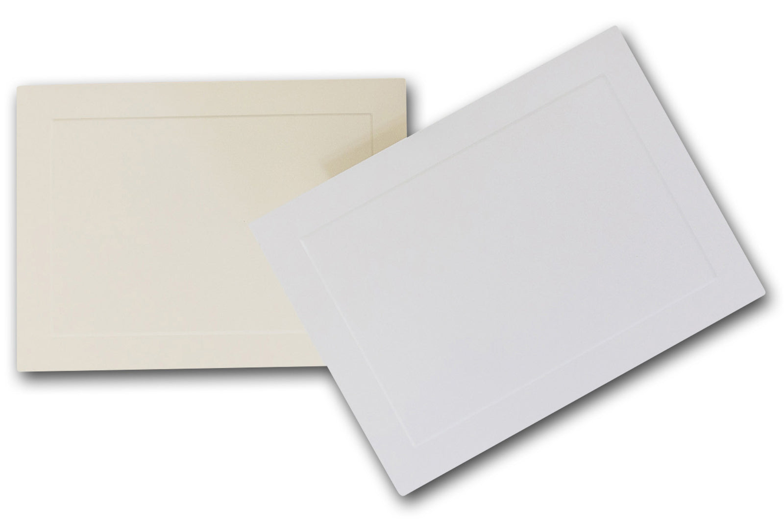 Ivory, Place card, 300 gsm – Deckle edge paper – Indian Cotton Paper Co.