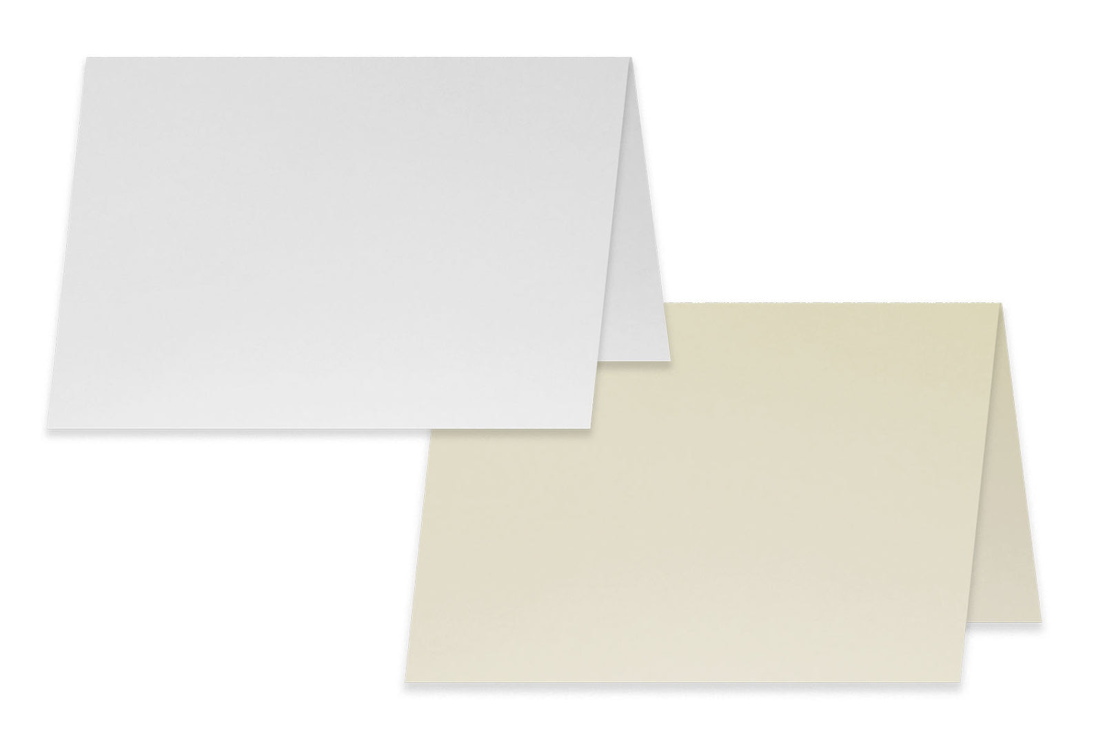  Blank 5 X 7 Cardstock and Envelopes - Ivory/Cream