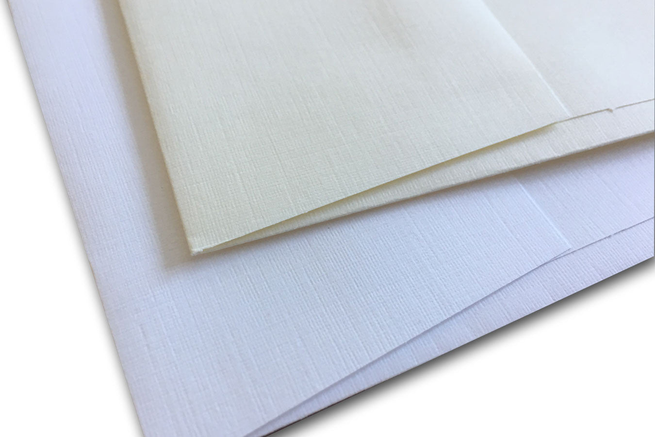 Heavy White 100 lb Linen Card Stock for DIY Invitations and