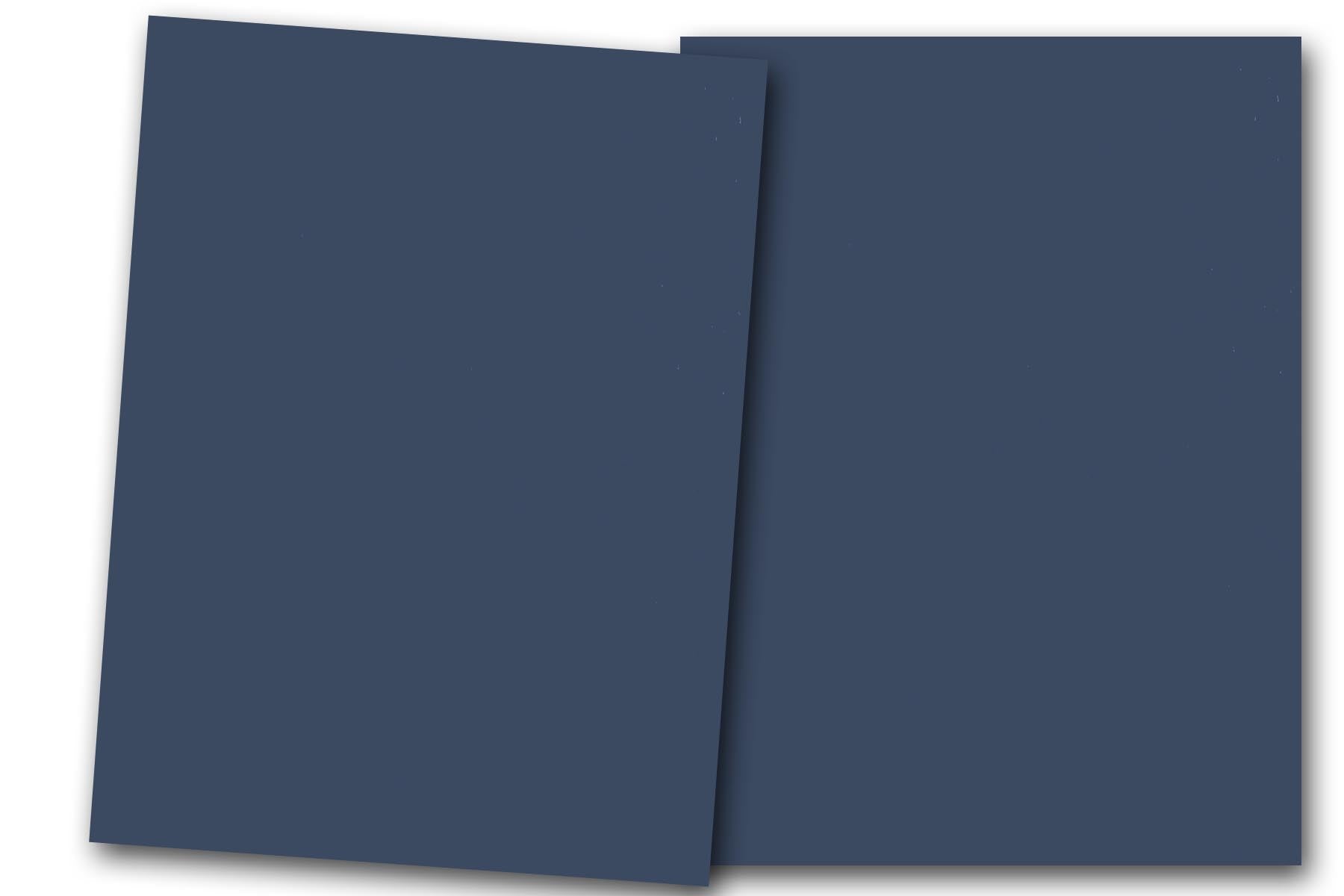 Stellar White/Deep Blue Card Stock - 26 x 40 in 120 lb Cover Duplex Vellum  15% Recycled