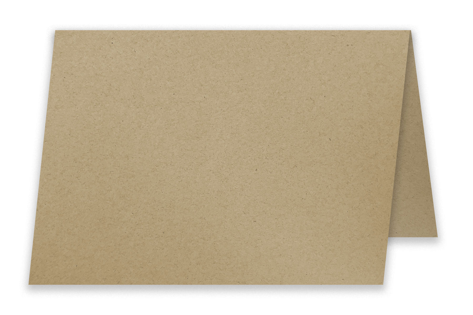 Kraft Paper Folded Card - 10x7 (Flat) to 5x7 (Folded) - Folded Kraft  Invitations