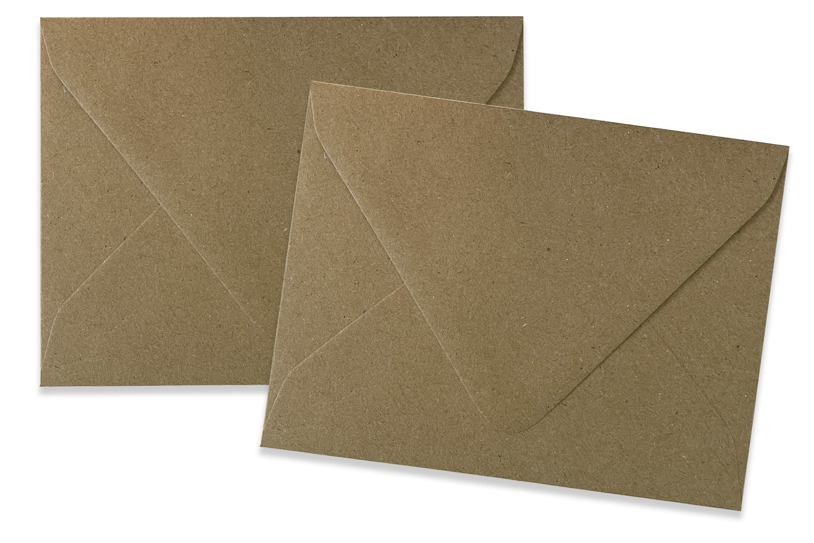50-Pack Printable A7 Brown Envelopes for 5x7 Cards, Kraft Paper Envelopes  with Self-Sealing Flaps for Mailing Graduation, Birthday, Wedding  Invitations, (5.25x7.25 in)