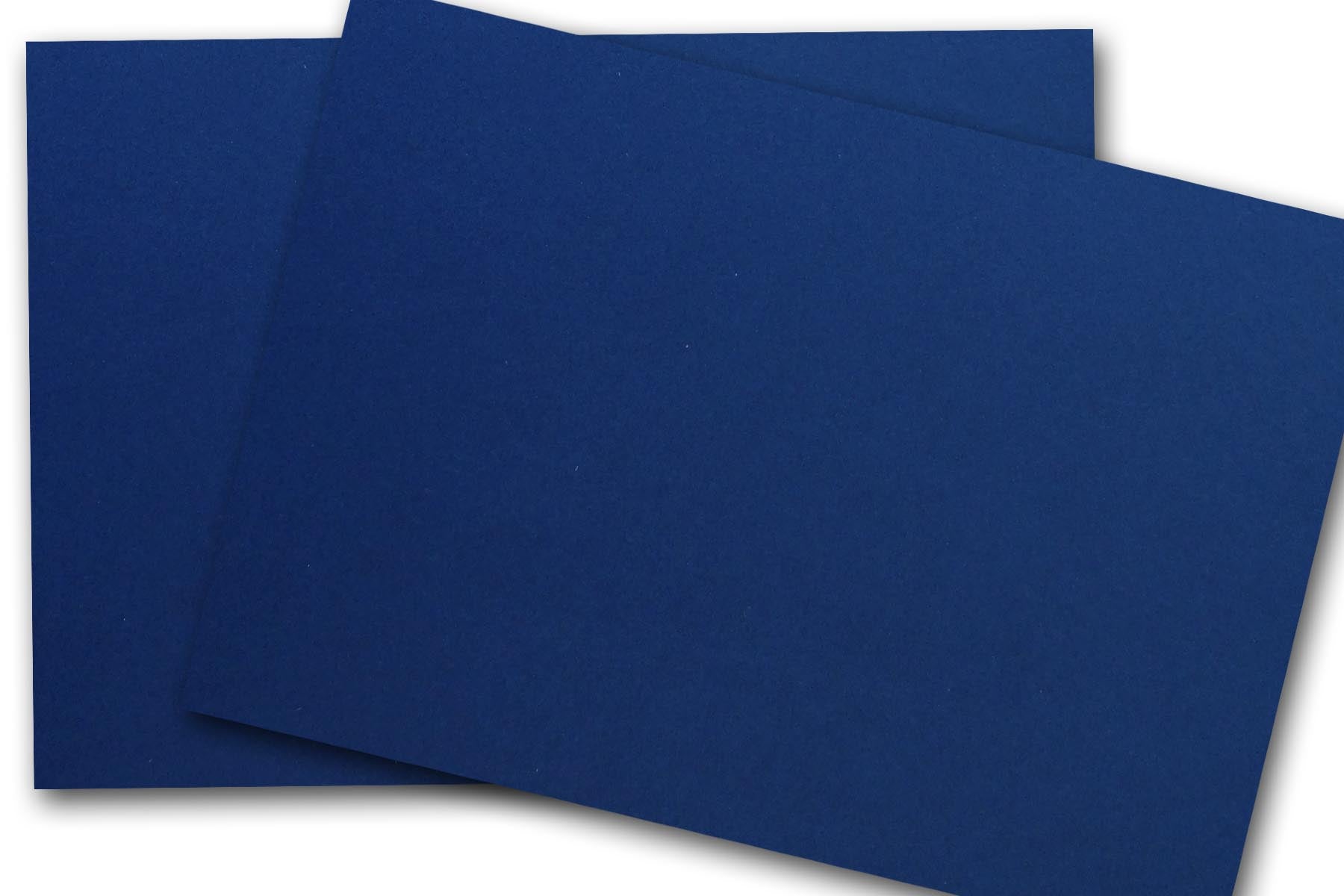 Stellar White/Deep Blue Card Stock - 26 x 40 in 120 lb Cover Duplex Vellum  15% Recycled