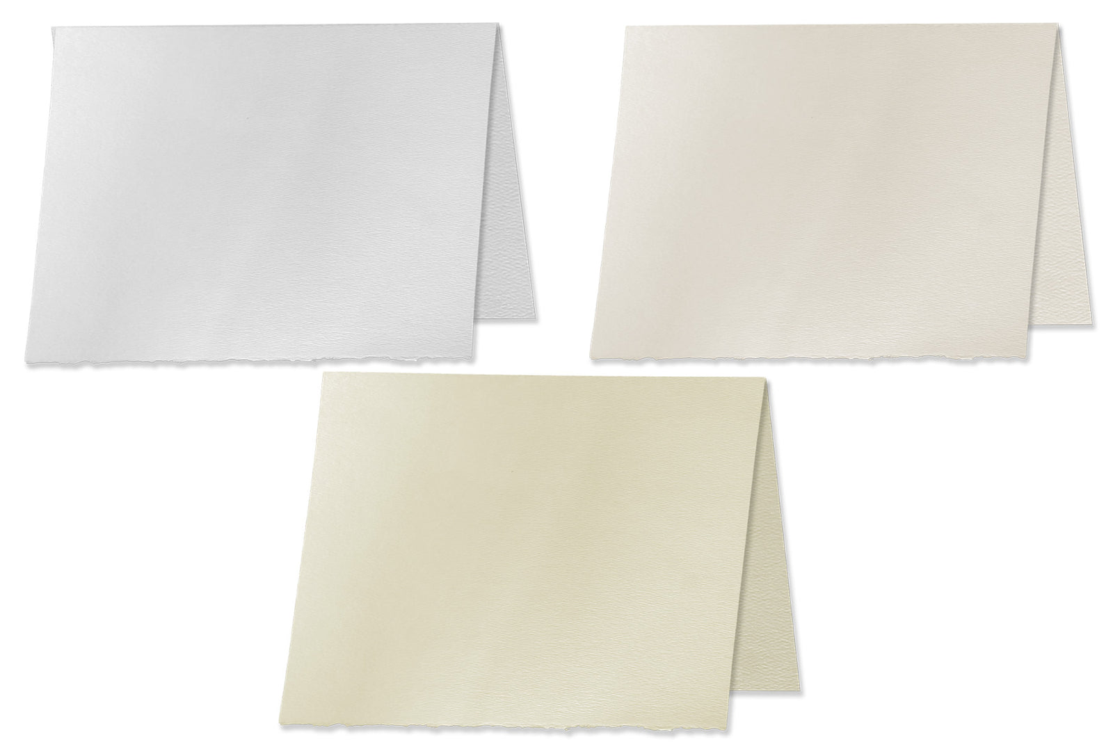  Hamilco Card Stock Folded Blank Cards with Envelopes 5x7 -  Scored White Cardstock Paper 80lb Cover - 100 Pack : Office Products