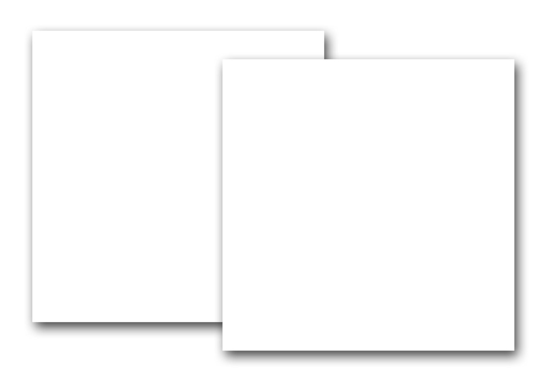 White Card Stock Paper, 8.5 x 11 Inch Thick Heavy Weight Smooth Cardstock, 50 Sheets Per Pack