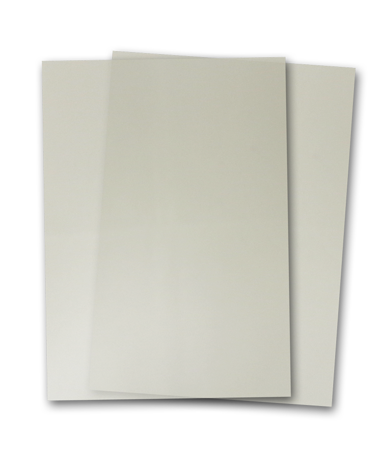 white translucent vellum paper