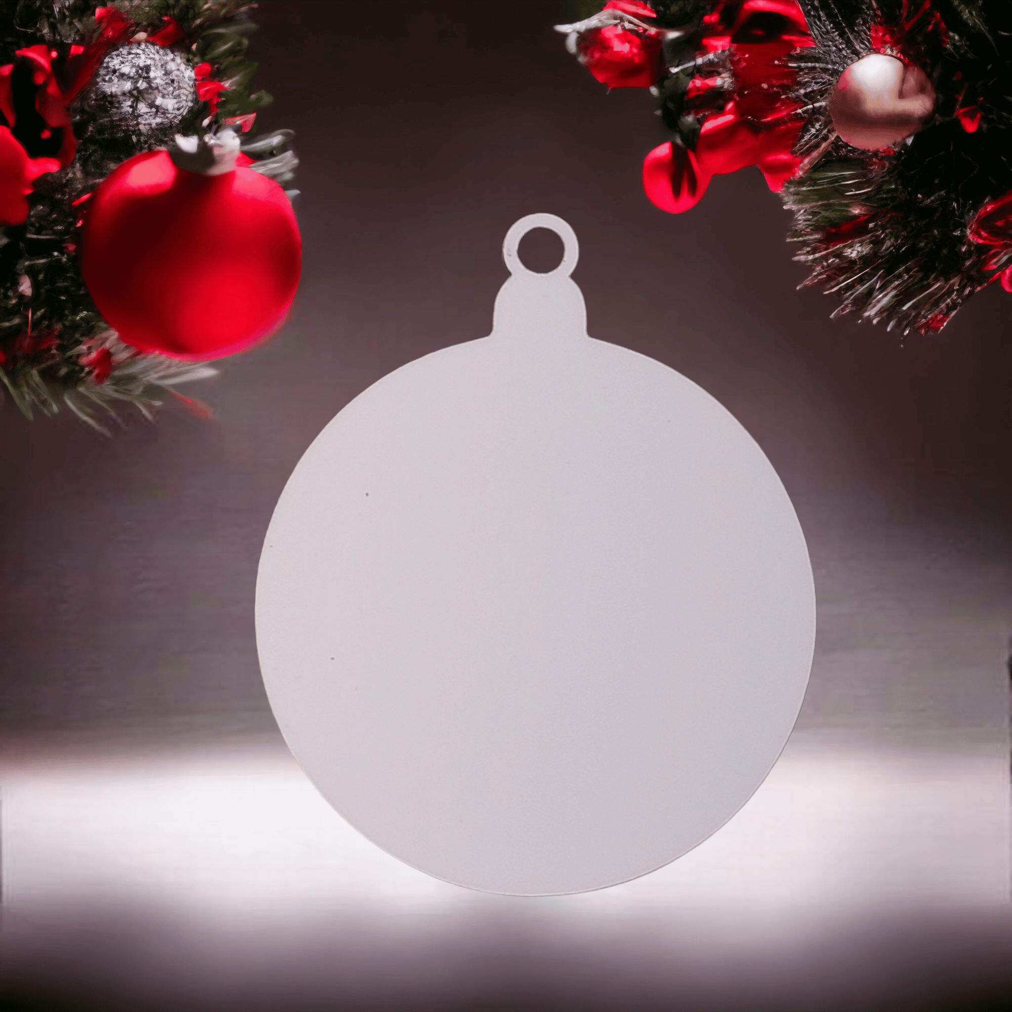 Christmas Light Bulb Sublimation Ornament Blanks – Designodeal