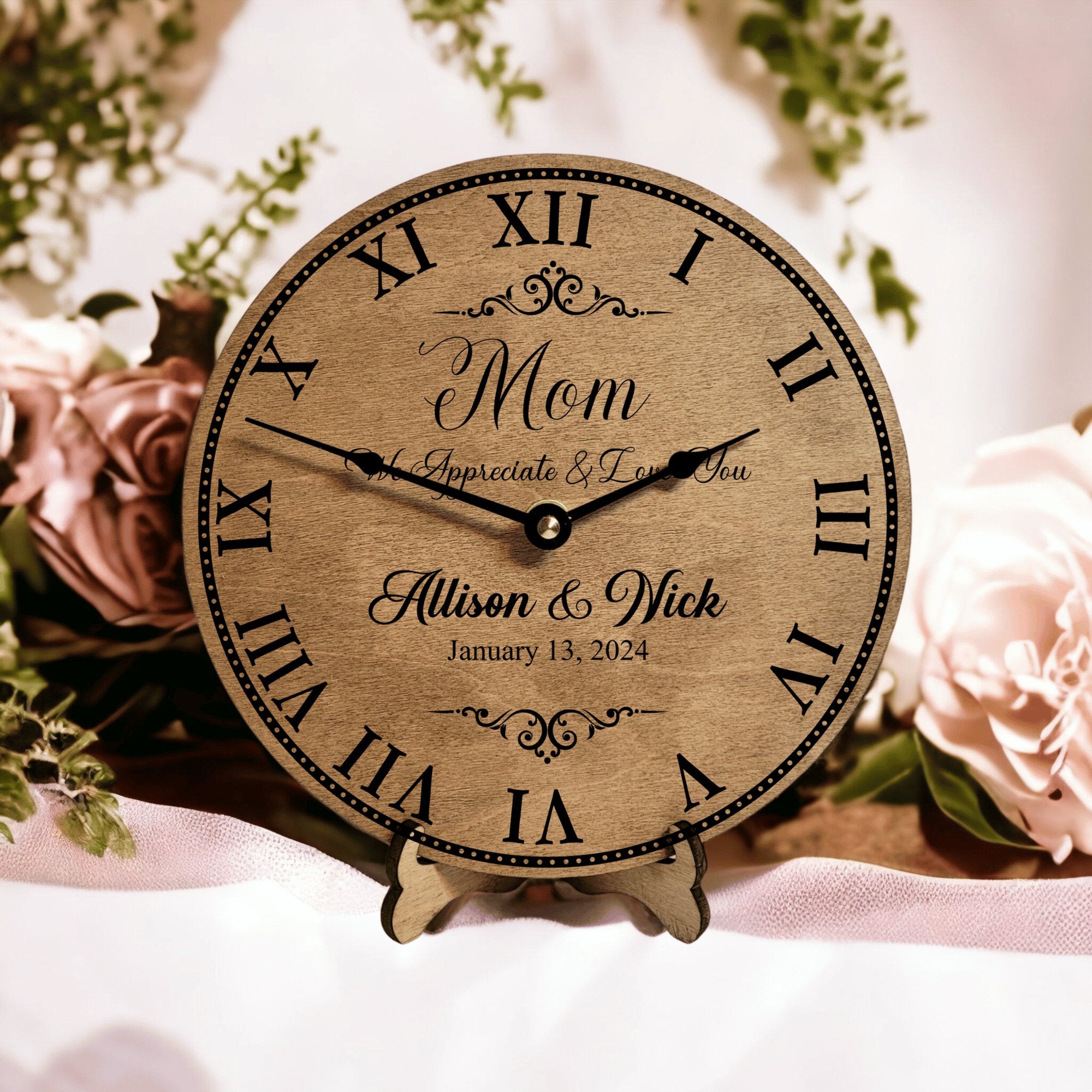 Personalised Wedding Date Clock wedding Gift, Birthday Gift, Anniversary  Gift - Etsy