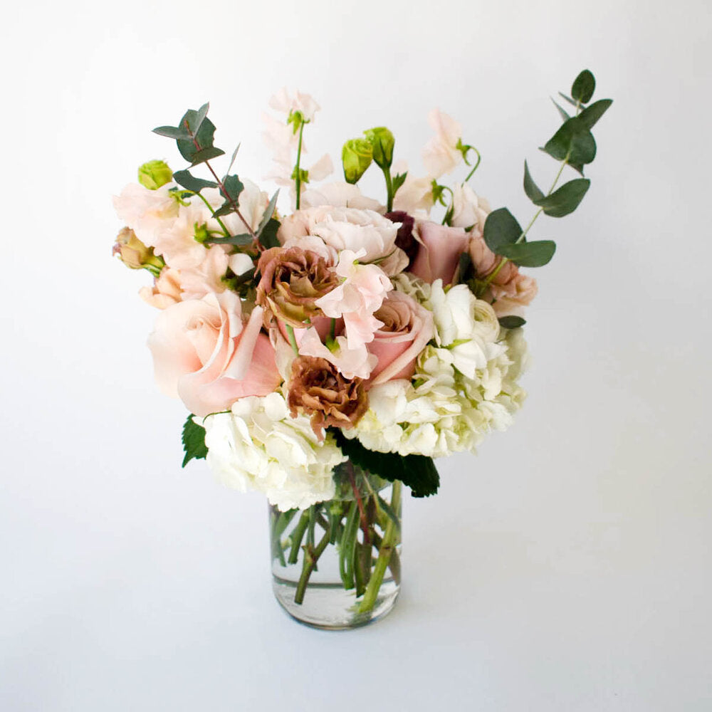 Blushing Beauty Arrangement – Matriarch Floral & Gifts