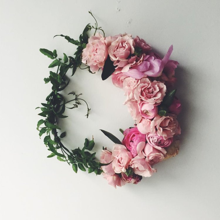 order fresh flower crown