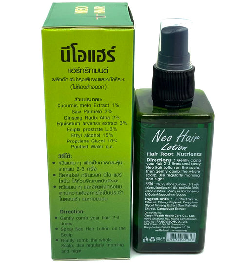 Neo Hair Lotion 120ml  Pack of 4 Bottles  100 Original  Green Wealth  Kuwait