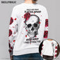 SKULL SINGLE AND READY TO GET REAL AWKWARD ALL OVER PRINT - LAHN2112211