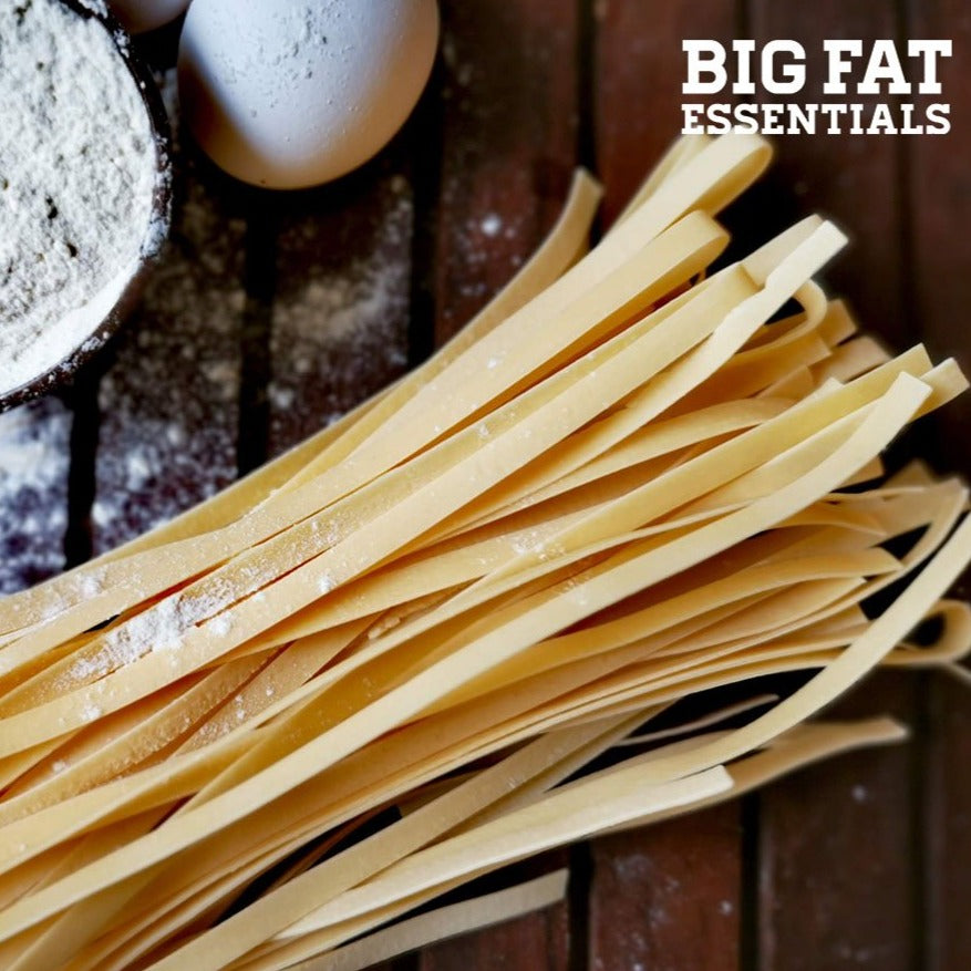 Fettuccine Traditional hand rolled Pasta 250g – BIG FAT ESSENTIALS