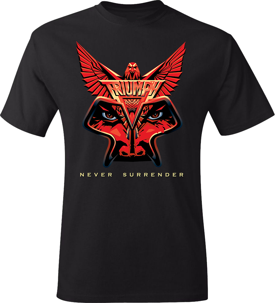 Never Surrender T-Shirt – The Official Triumph Store