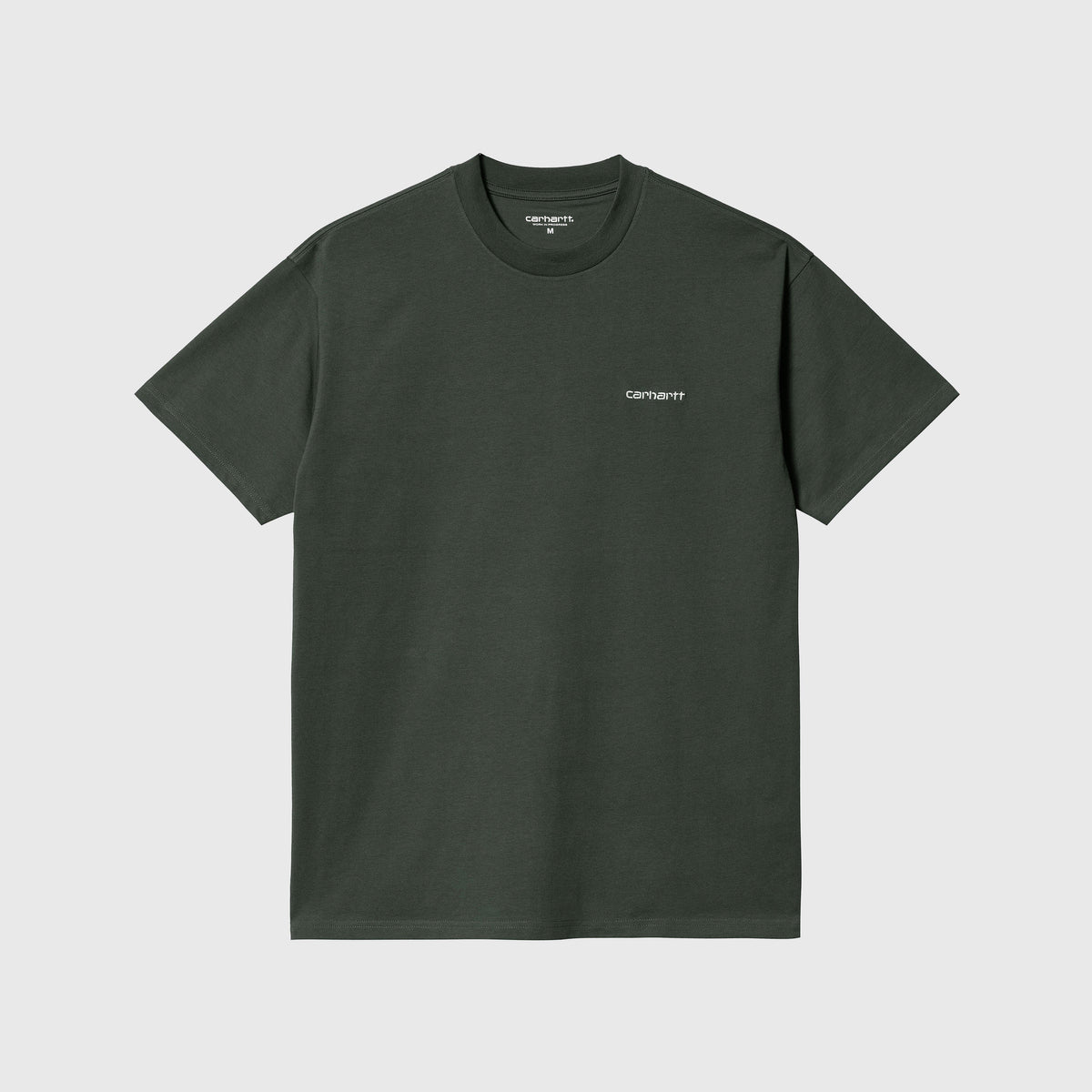 Carhartt WIP SS Script Embroidery Tee - Boxwood / White#N##N# #N##N# #N ...