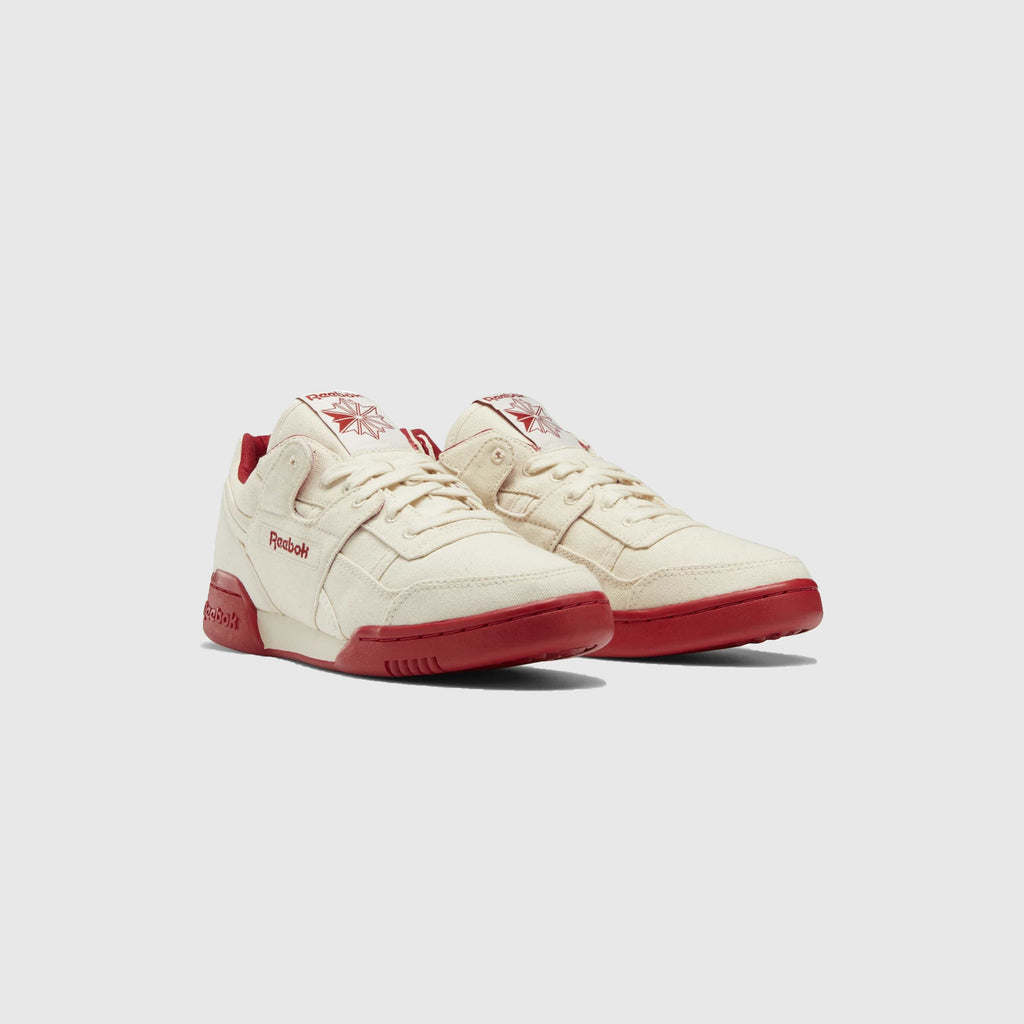 Reebok Workout Plus Chalk Chalk Flash Red The Forum Swindon