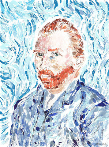 Monotipia Van Gogh